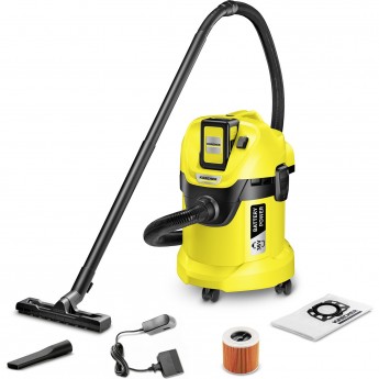 Аккумуляторный хозяйственный пылесос KARCHER WD 3 BATTERY SET Аккумуляторный хозяйственный пылесос KARCHER WD 3 BATTERY SET