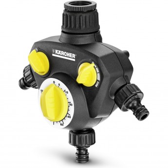 Таймер для полива KARCHER WT 2 с распределителем G1 G3/4 для систем полива Таймер для полива KARCHER WT 2 с распределителем G1 G3/4 для систем полива